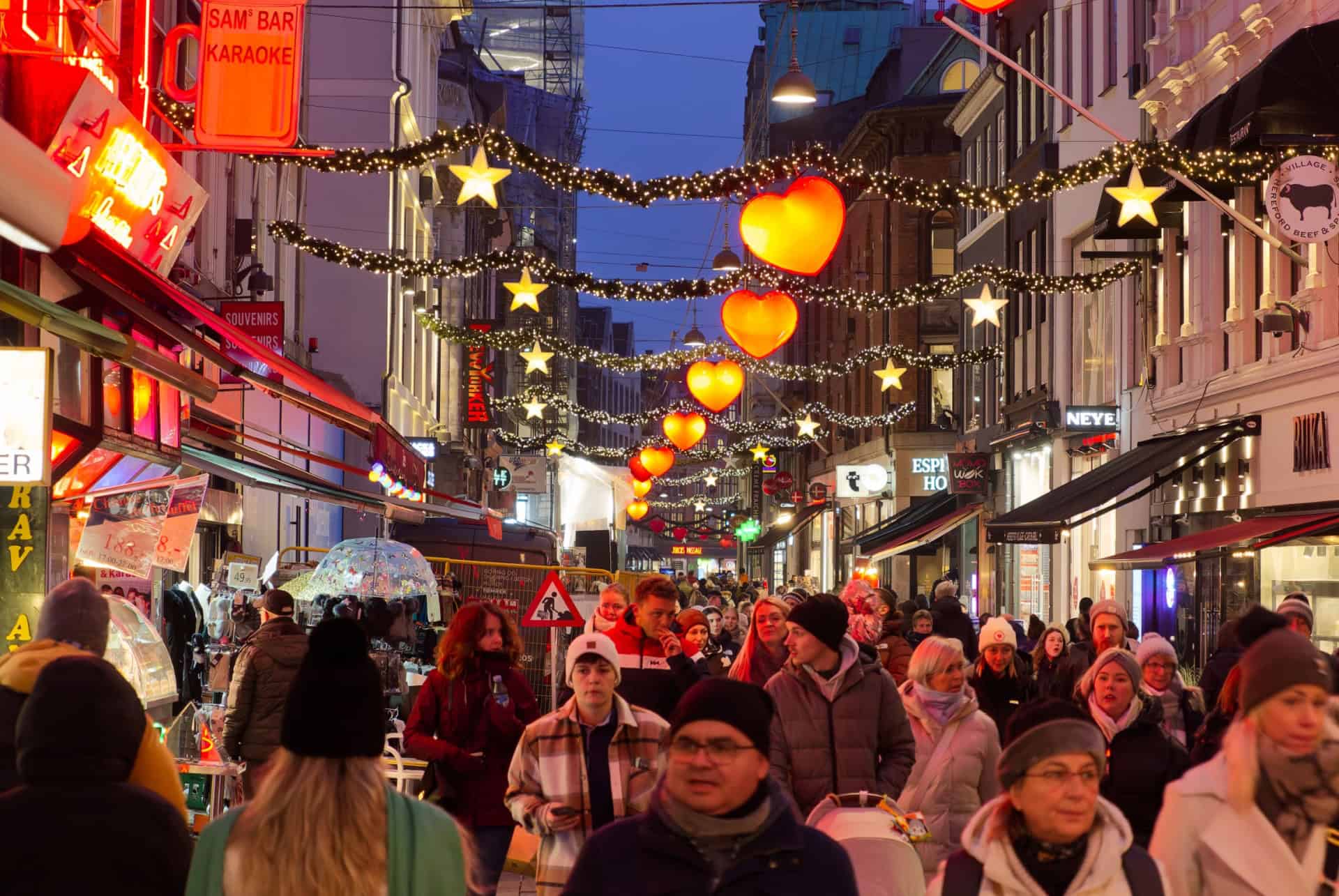 rue stroget noel copenhague