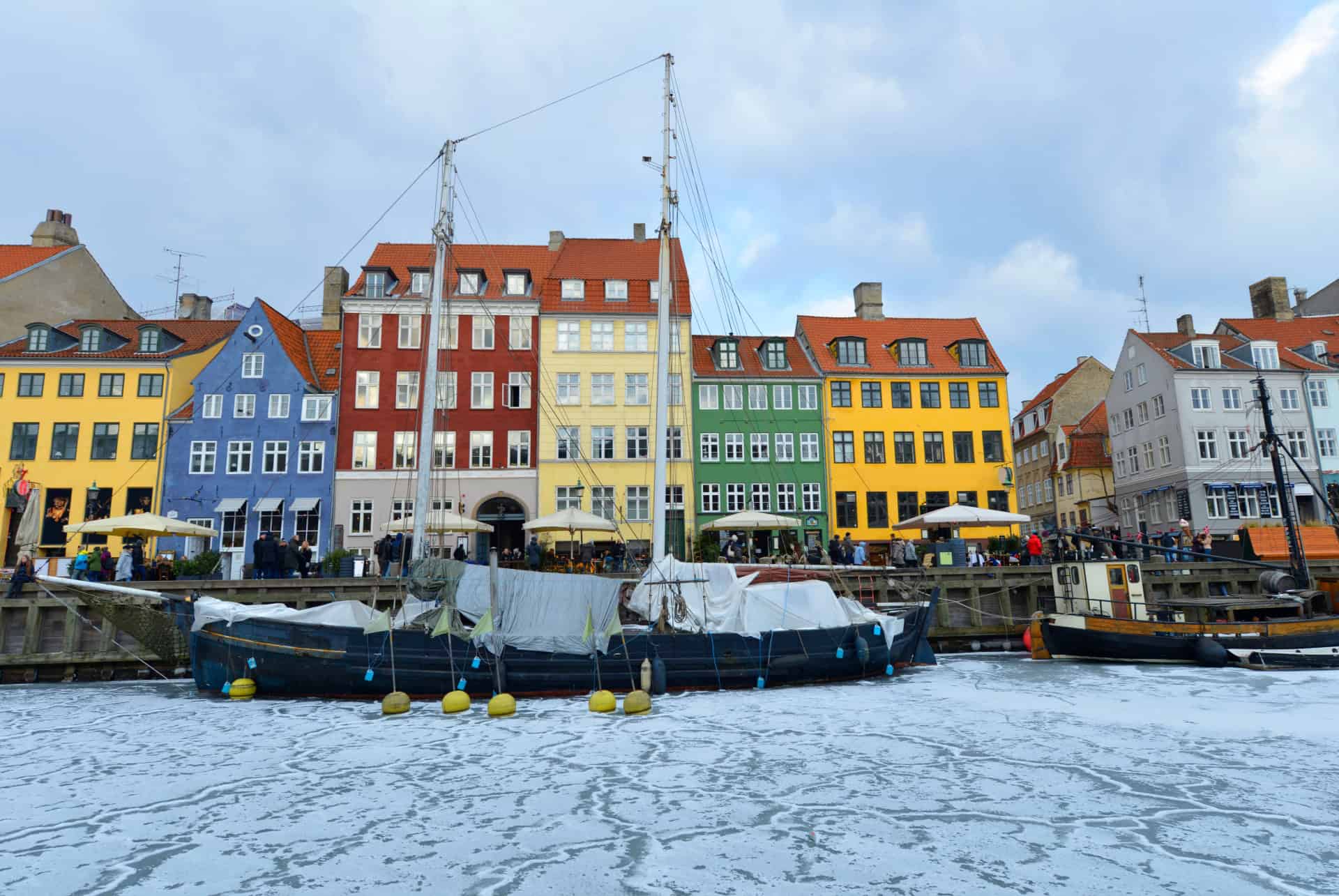 quartier nyhavn en hiver
