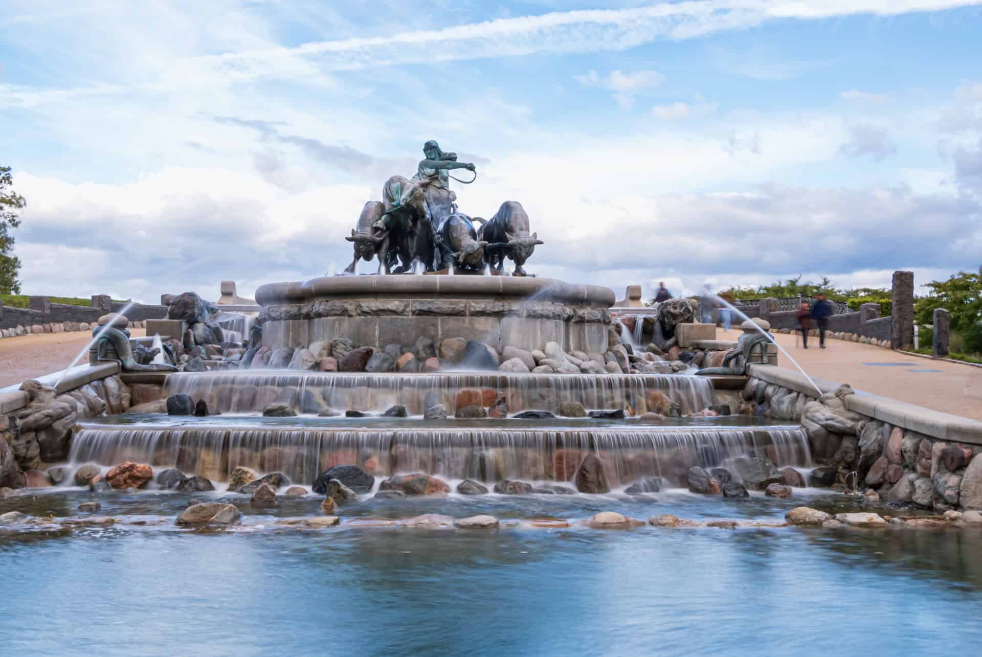 fontaine gefion eau fontaine gefion eau